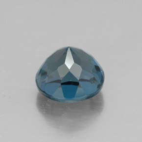Topázio azul natural 2,10ct, corte redondo, VS