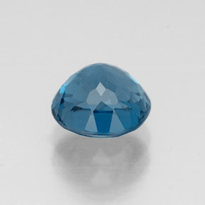 Topázio azul natural 1,97ct, corte redondo, VS