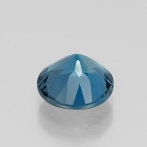 Topázio azul natural 2,04ct, corte redondo, VVS-VS