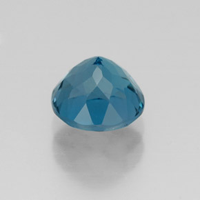 Topázio azul natural 1,88ct, corte redondo, VS