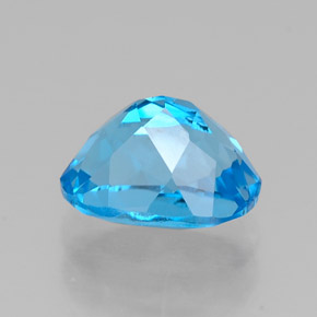 Topázio azul natural 1,80ct, corte oval, VVS