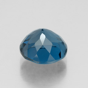 Topázio azul natural 2,68ct, corte redondo, VVS