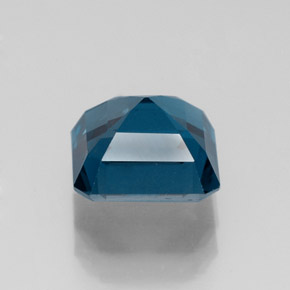 Topázio azul natural 2,32ct, corte esmeralda, VVS