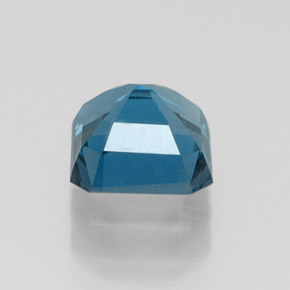 Topázio azul natural 1,44ct, corte esmeralda, VVS