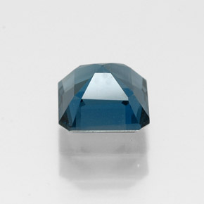 Topázio azul natural 1,35ct, corte esmeralda, VVS