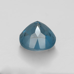 Topázio azul natural 2,03ct, corte redondo, VVS