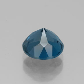 Topázio azul natural 1,87ct, corte redondo, VS
