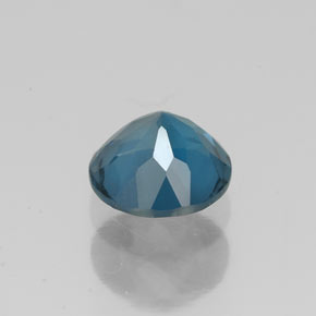 Topázio azul natural 1,71ct, corte redondo, VVS