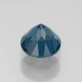 Topázio azul natural 1,97ct, corte redondo, VS-SI