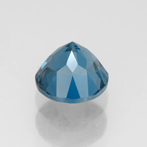 Topázio azul natural 1,98ct, corte redondo, VS