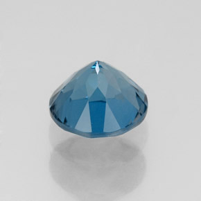 Topázio azul natural 1,79ct, corte redondo, VS