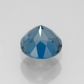 Topázio azul natural 1,83ct, corte redondo, VVS