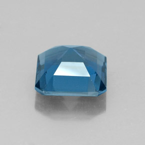 Topázio azul natural 2,00ct, corte esmeralda, VVS