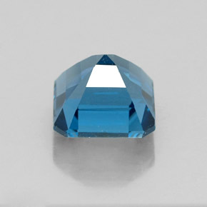Topázio azul natural 2,47ct, corte esmeralda, VVS