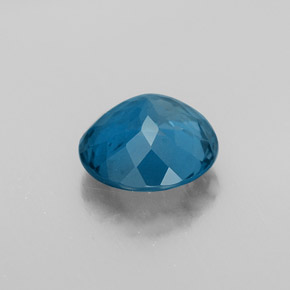 Topázio azul natural 3,34ct, corte redondo, VS-SI