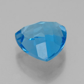 Topázio azul natural 3,24ct, trillion, VVS-VS