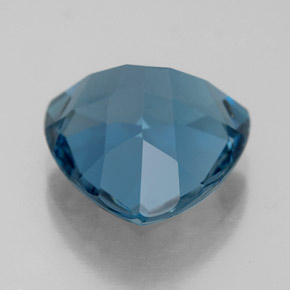 Topázio azul natural 6,63ct, trillion, VVS