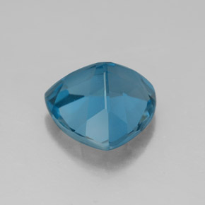Topázio azul natural 5,28ct, trillion, VVS