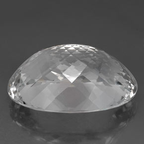 Topázio branco natural 80,85ct, corte oval, VVS