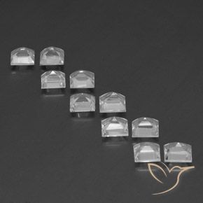 Pedras preciosas de Topázio Branco natural de 8.24 ct, Quadrado, VS
