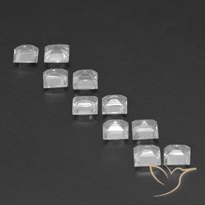Pedras preciosas de Topázio Branco natural de 4.02 ct, Quadrado, VS