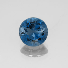 Topázio azul natural 2,20ct, corte redondo, SI