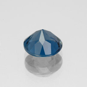Topázio azul natural 2,20ct, corte redondo, SI
