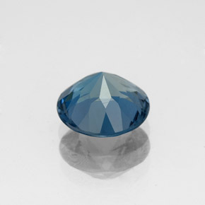 Topázio azul natural 2,13ct, corte redondo, VS