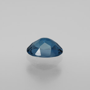 Topázio azul natural 1,88ct, corte oval, VS