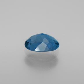 Topázio azul natural 2,02ct, corte oval, VVS