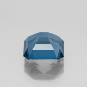 Topázio azul natural 2,70ct, corte esmeralda, VS-SI