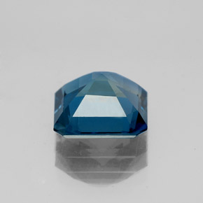 Topázio azul natural 2,62ct, corte esmeralda, VS