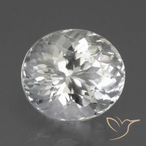 Topázio Branco Natural 3.71ct, oval, VVS-VS