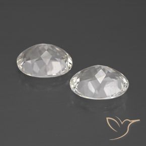 Pedras preciosas de Topázio Branco natural de 8.23 ct, oval, VVS-VS