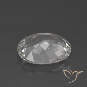 Topázio Branco claro Natural 4.08ct, oval, VVS