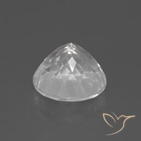 Topázio Branco claro Natural 5.22ct, Redondo, VS