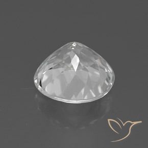 Topázio Branco claro Natural 4.34ct, Redondo, VVS-VS