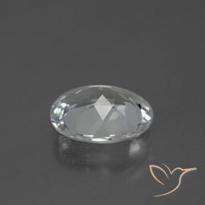 Topázio Branco claro Natural 3.70ct, oval, VS