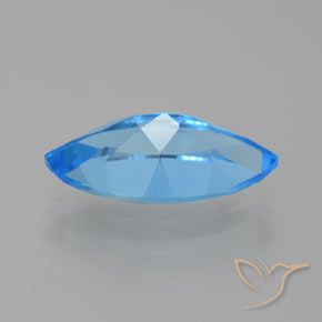 Topázio Azul Suíço Natural 4.71ct, Marquesa, VVS-VS