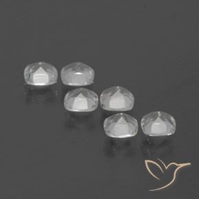 Pedras preciosas de Topázio Branco claro natural de 2.82 ct, Almofada, VVS-VS