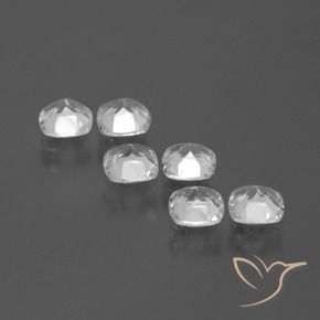 Pedras preciosas de Topázio Branco claro natural de 2.82 ct, Almofada, VVS-VS