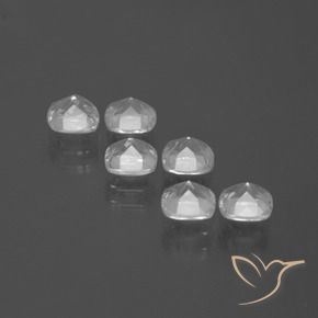 Pedras preciosas de Topázio Branco claro natural de 3.07 ct, Almofada, VVS-VS
