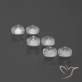 Pedras preciosas de Topázio Branco claro natural de 2.92 ct, Almofada, VVS-VS
