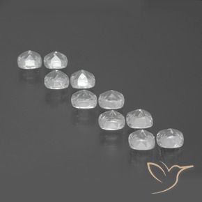 Pedras preciosas de Topázio Branco natural de 5.27 ct, Almofada, VVS-VS