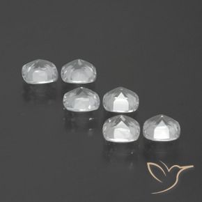 Pedras preciosas de Topázio Branco claro natural de 2.79 ct, Almofada, VVS-VS