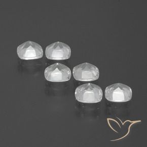 Pedras preciosas de Topázio Branco natural de 2.89 ct, Almofada, VVS-VS