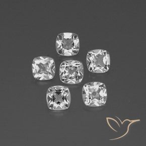 Pedras preciosas de Topázio Branco natural de 2.91 ct, Almofada, VVS-VS
