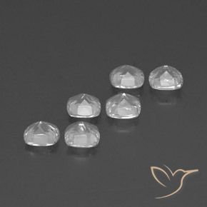 Pedras preciosas de Topázio Branco natural de 3.05 ct, Almofada, VVS-VS