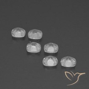 Pedras preciosas de Topázio Branco claro natural de 2.77 ct, Almofada, VVS-VS