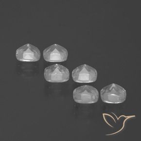 Pedras preciosas de Topázio Branco natural de 3.14 ct, Almofada, VVS-VS